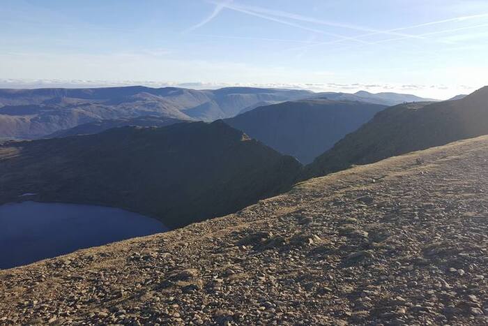 Helvellyn From Glenridding Swirrels Edge: 6 Miles Anti-Clockwise Circular Route