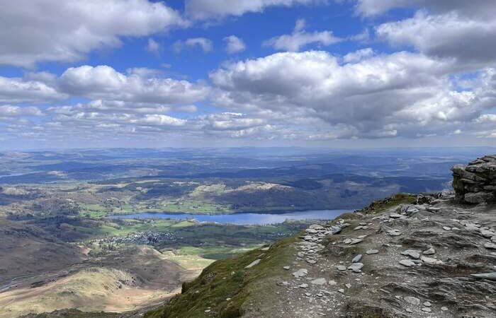 The Old Man of Coniston from Walna Scar car park: 3 Mile There and back route