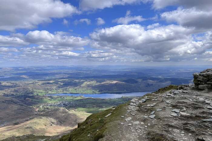 The Old Man of Coniston from Walna Scar car park: 3 Mile There and back route
