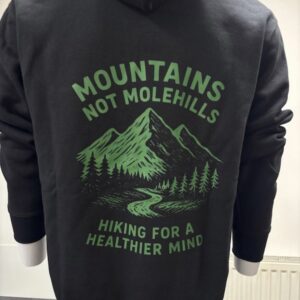 Mountains not molehills - Premium Hooded Original Sweatshirt (L)
