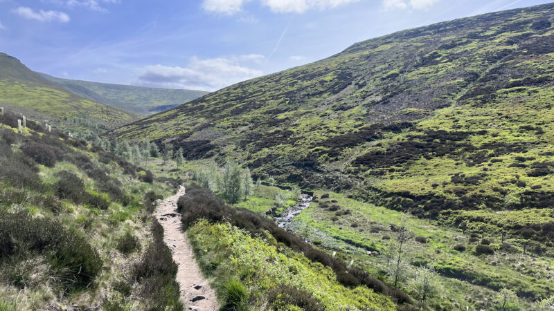 Bleaklow B29 Overexposed Crash Site From Doctor’s Gate: 10.5 Mile Circular Route